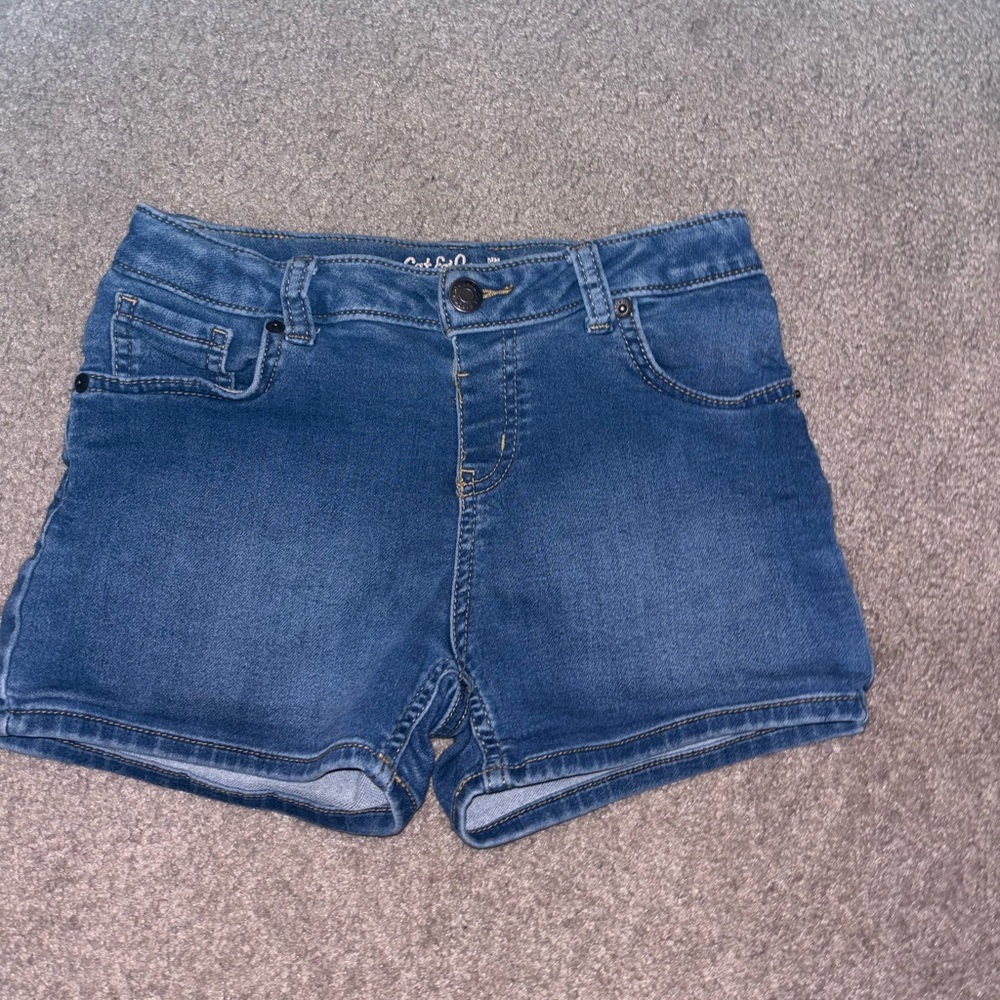 Cat & Jack Blue Jean Shorts Classic Denim Style